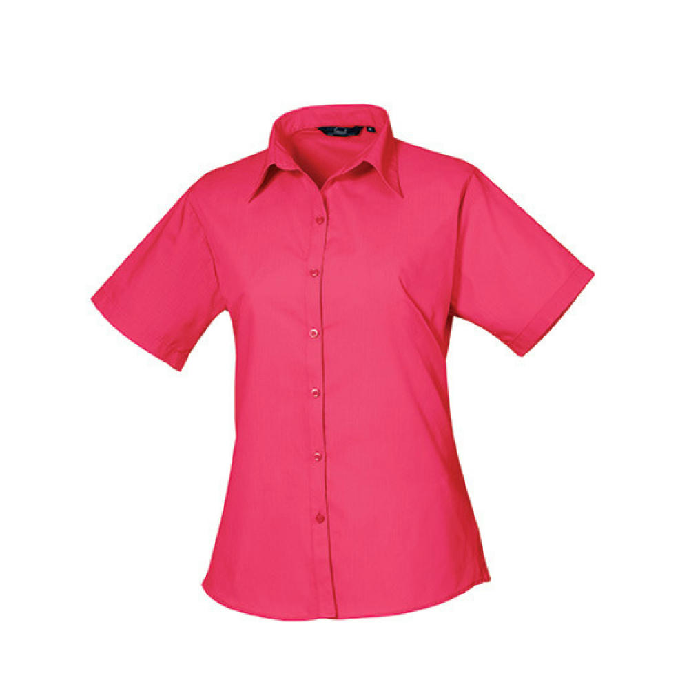 Women´s Poplin Short Sleeve Blouse