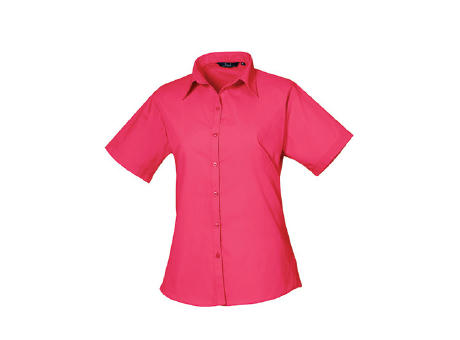 Women´s Poplin Short Sleeve Blouse