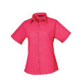 Women´s Poplin Short Sleeve Blouse