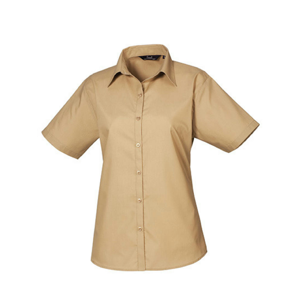 Women´s Poplin Short Sleeve Blouse