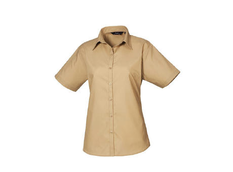 Women´s Poplin Short Sleeve Blouse