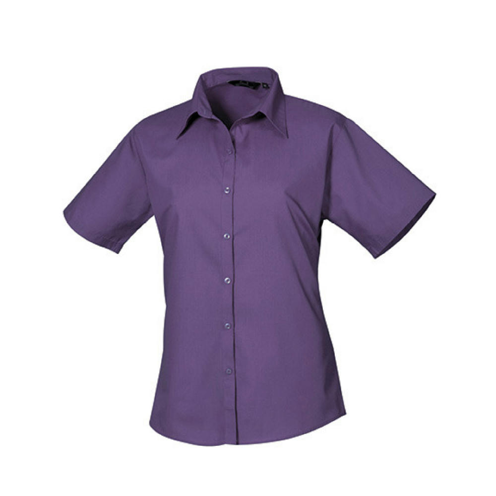 Women´s Poplin Short Sleeve Blouse