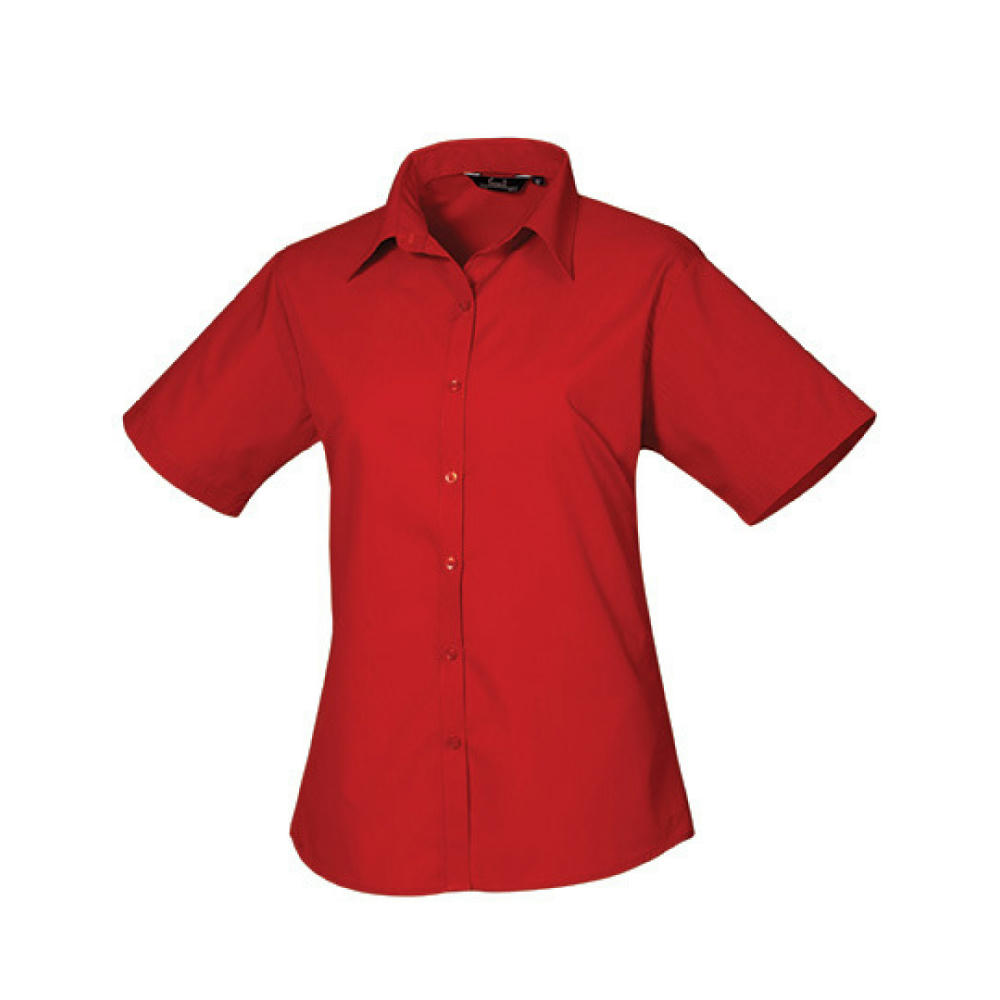 Women´s Poplin Short Sleeve Blouse