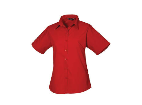 Women´s Poplin Short Sleeve Blouse