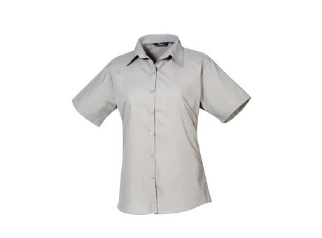 Women´s Poplin Short Sleeve Blouse