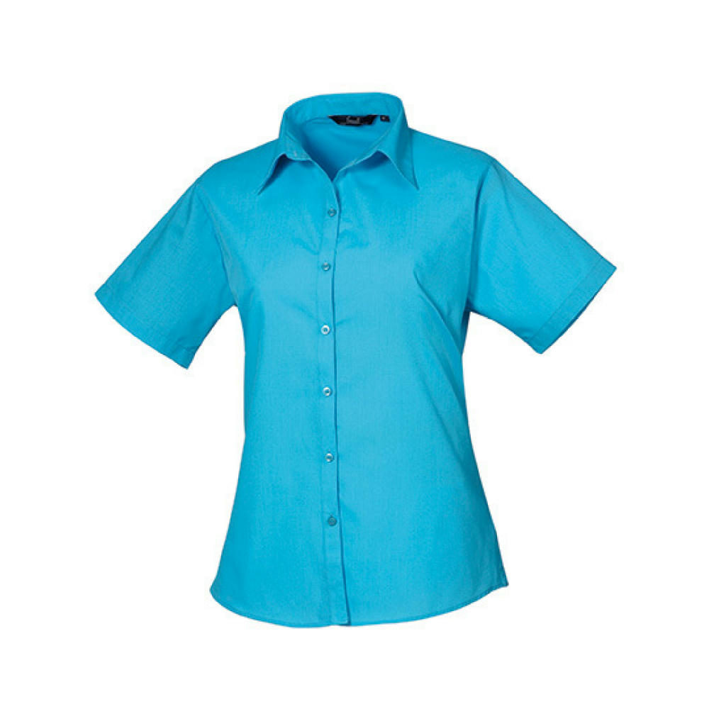 Women´s Poplin Short Sleeve Blouse