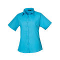 Women´s Poplin Short Sleeve Blouse