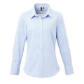 Women´s Microcheck (Gingham) Long Sleeve Cotton Shirt