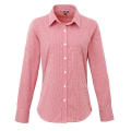 Women´s Microcheck (Gingham) Long Sleeve Cotton Shirt