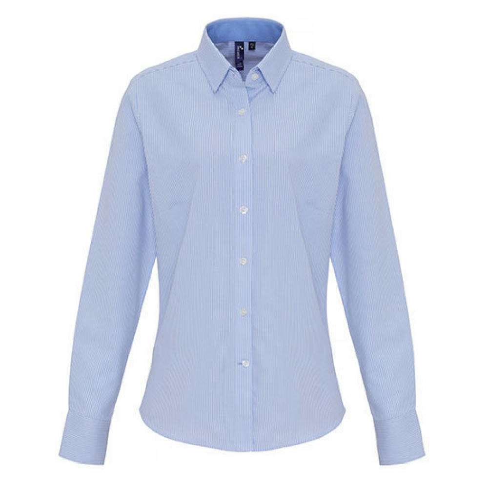 Women´s Cotton Rich Oxford Stripes Shirt