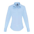 Women´s Stretch Fit Poplin Long Sleeve Cotton Shirt