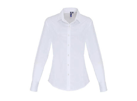 Women´s Stretch Fit Poplin Long Sleeve Cotton Shirt