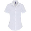 Women´s Stretch Fit Poplin Short Sleeve Cotton Shirt