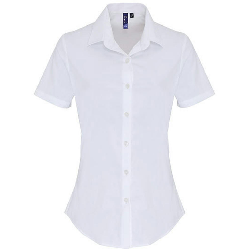 Women´s Stretch Fit Poplin Short Sleeve Cotton Shirt