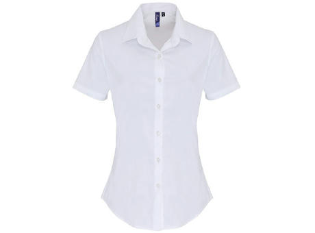 Women´s Stretch Fit Poplin Short Sleeve Cotton Shirt