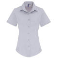 Women´s Stretch Fit Poplin Short Sleeve Cotton Shirt