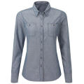 Women´s Organic Chambray Fairtrade Long Sleeve Shirt