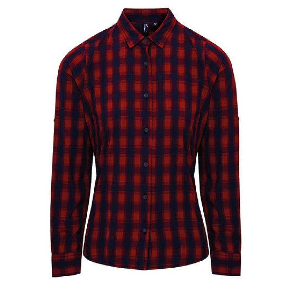 Women´s Mulligan Check Cotton Long Sleeve Shirt