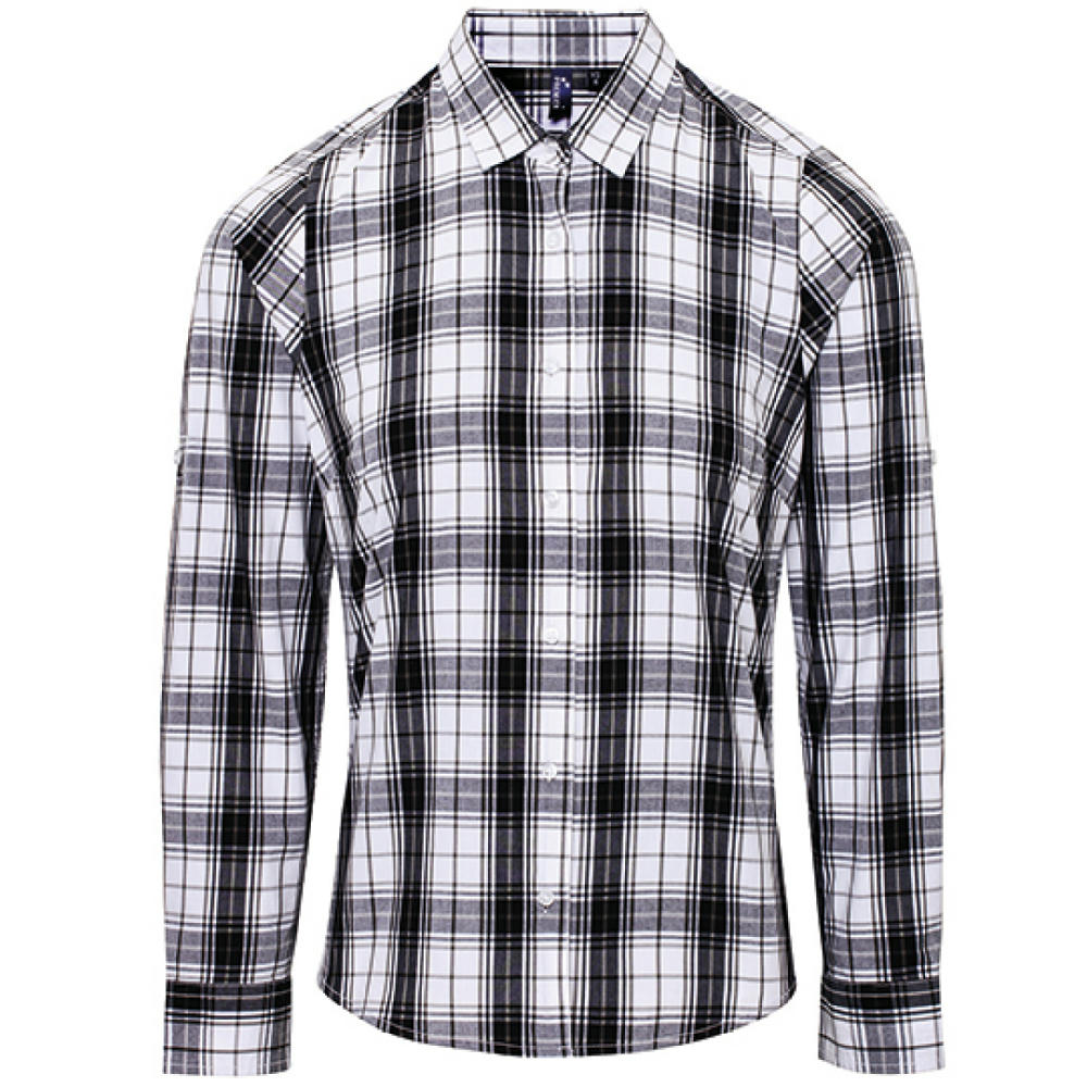 Women´s Ginmill Check Long Sleeve Cotton Shirt