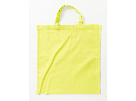 Cotton Bag Colored Short Handles