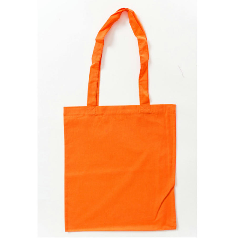 Cotton Bag Colored Long Handles