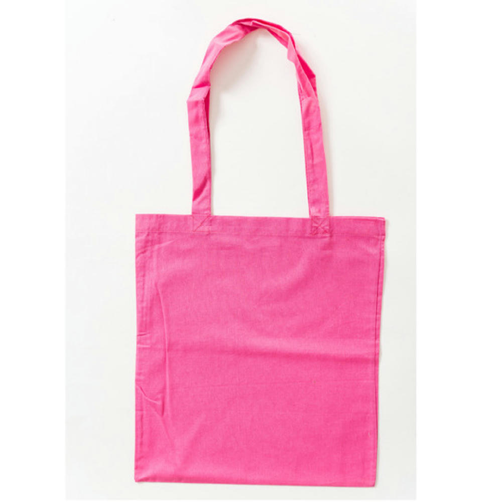 Cotton Bag Colored Long Handles