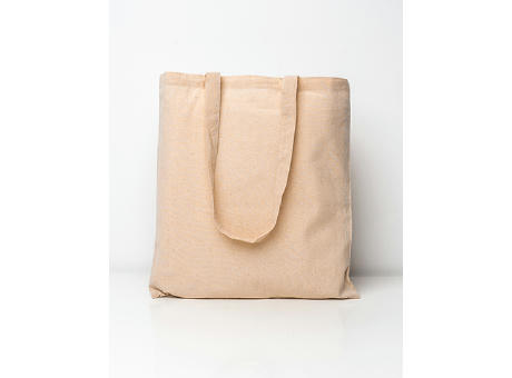 Cotton Bag Natural Long Handles
