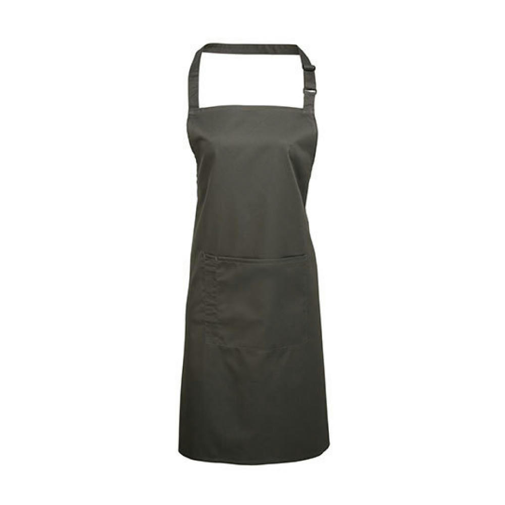 Colours Collection Bib Apron With Pocket