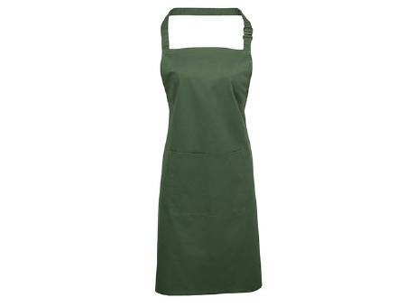 Colours Collection Bib Apron With Pocket