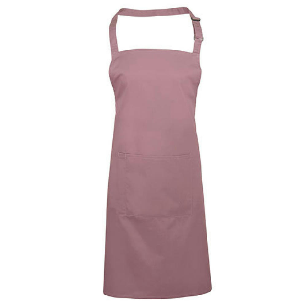 Colours Collection Bib Apron With Pocket