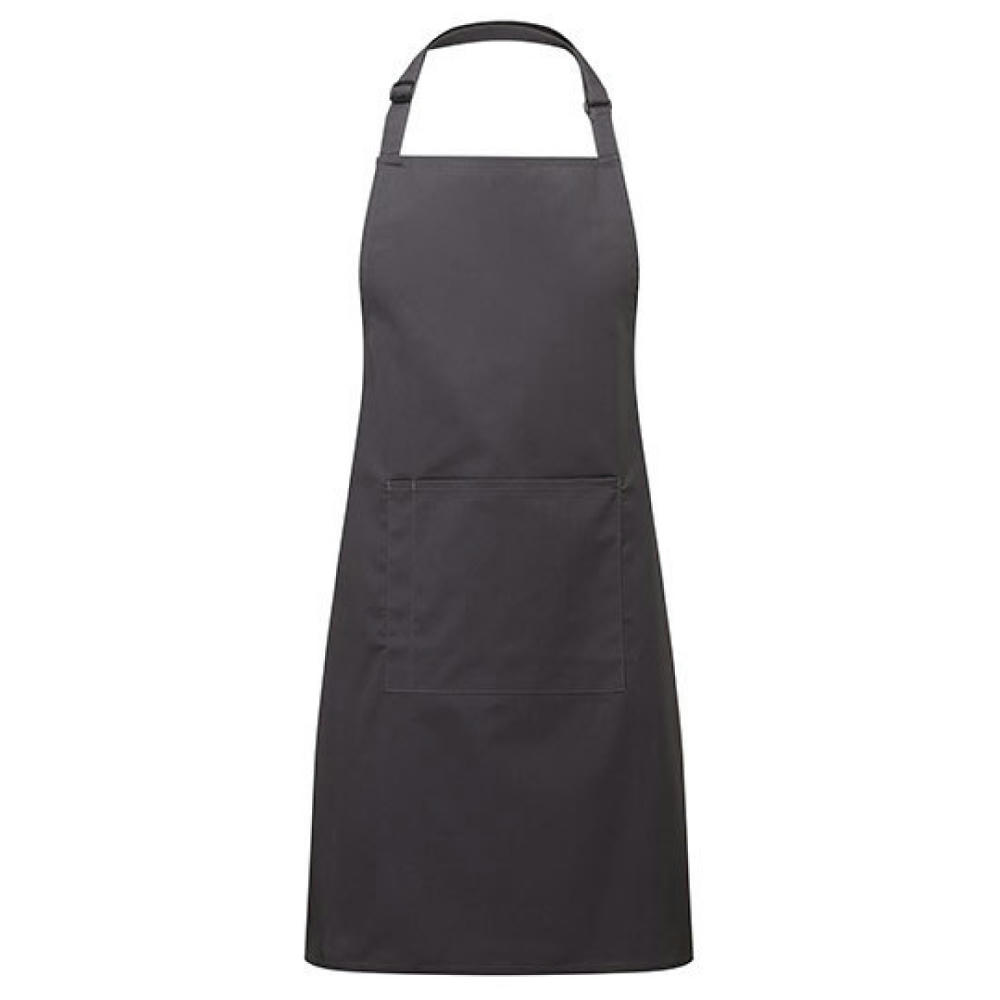 Colours Collection Bib Apron With Pocket