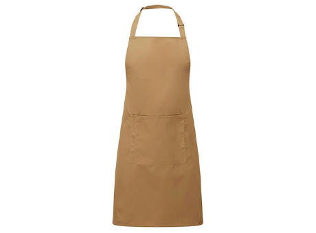 Colours Collection Bib Apron With Pocket