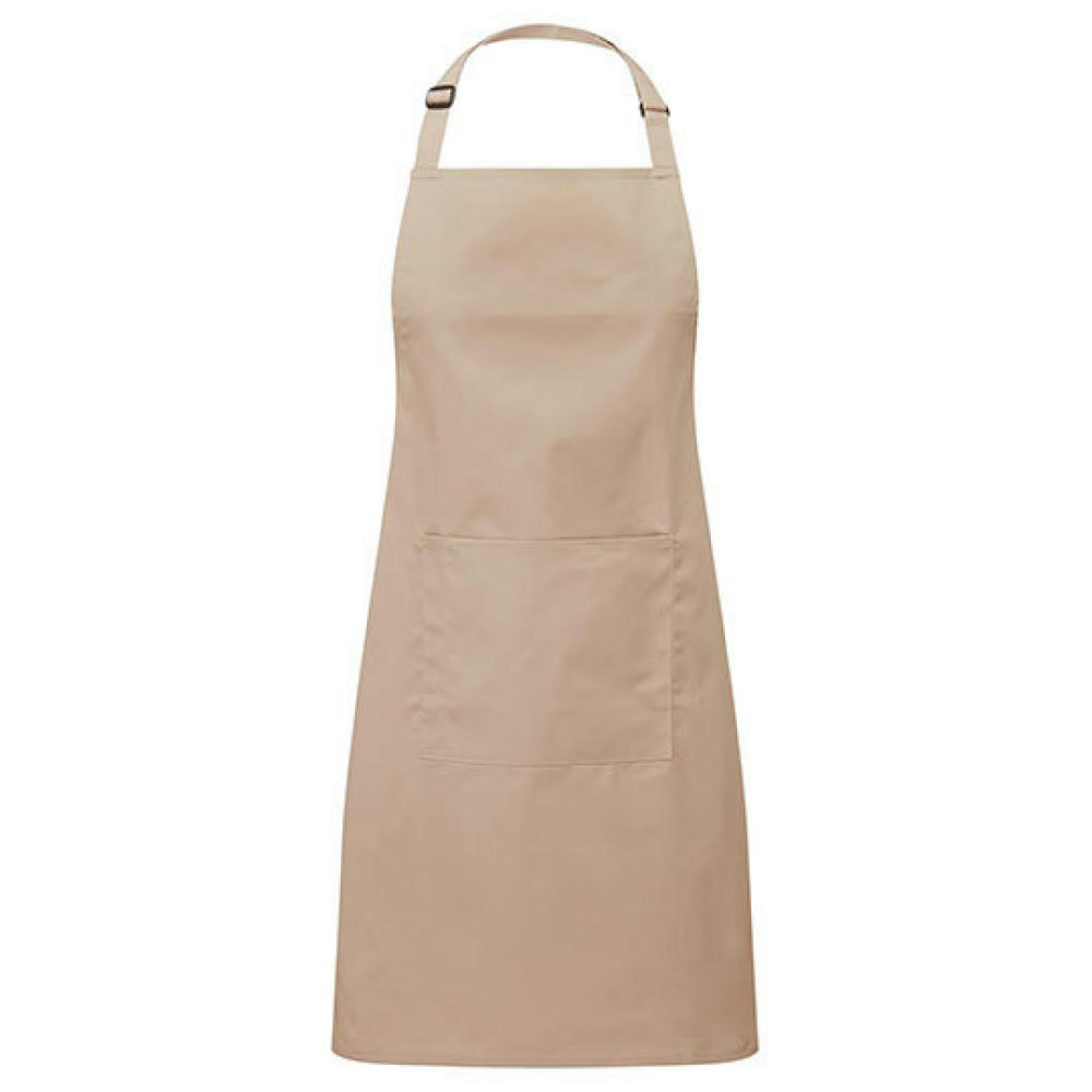 Colours Collection Bib Apron With Pocket