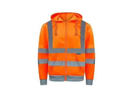 Hi-Vis Workwear Hooded Sweat-Jacket Galway