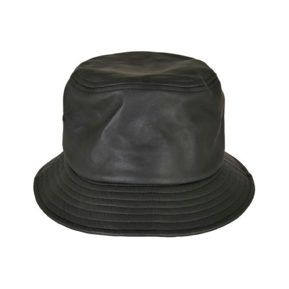 Imitation Leather Bucket Hat