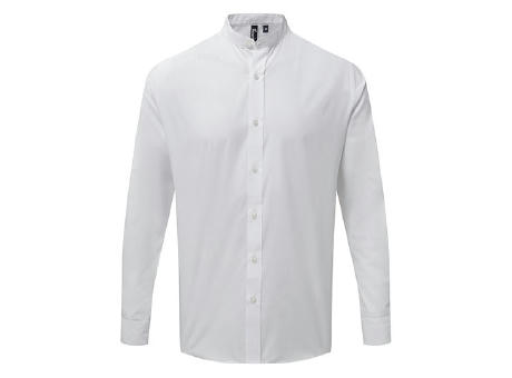 Men´s Banded Collar Grandad Long Sleeve Shirt