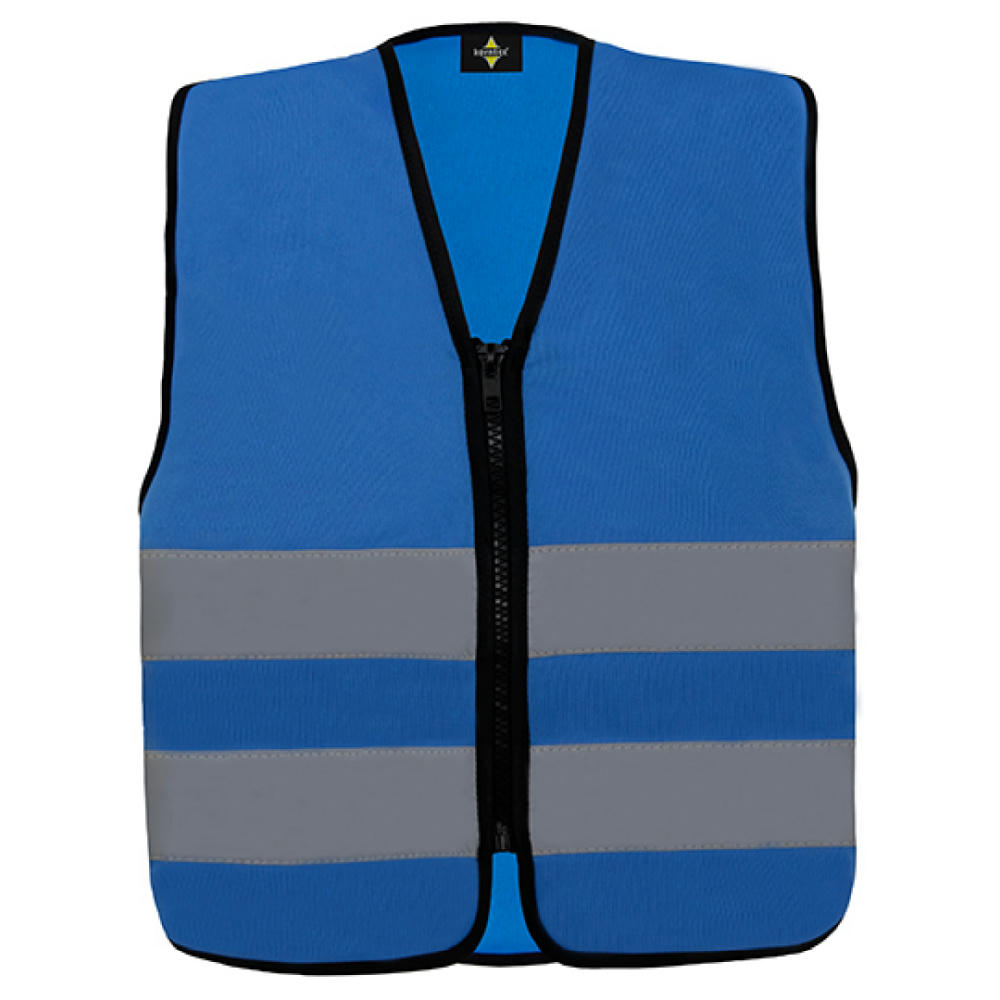 Kids´ Hi-Vis Safety Vest With Front Zipper Aalborg