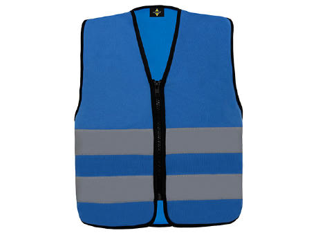 Kids´ Hi-Vis Safety Vest With Front Zipper Aalborg