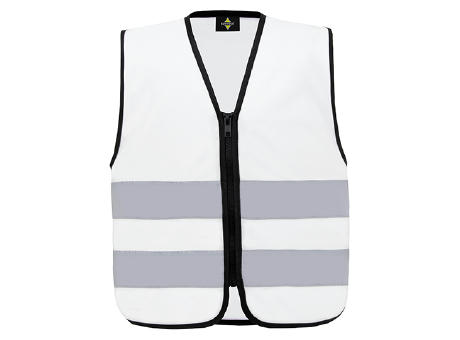 Kids´ Hi-Vis Safety Vest With Front Zipper Aalborg