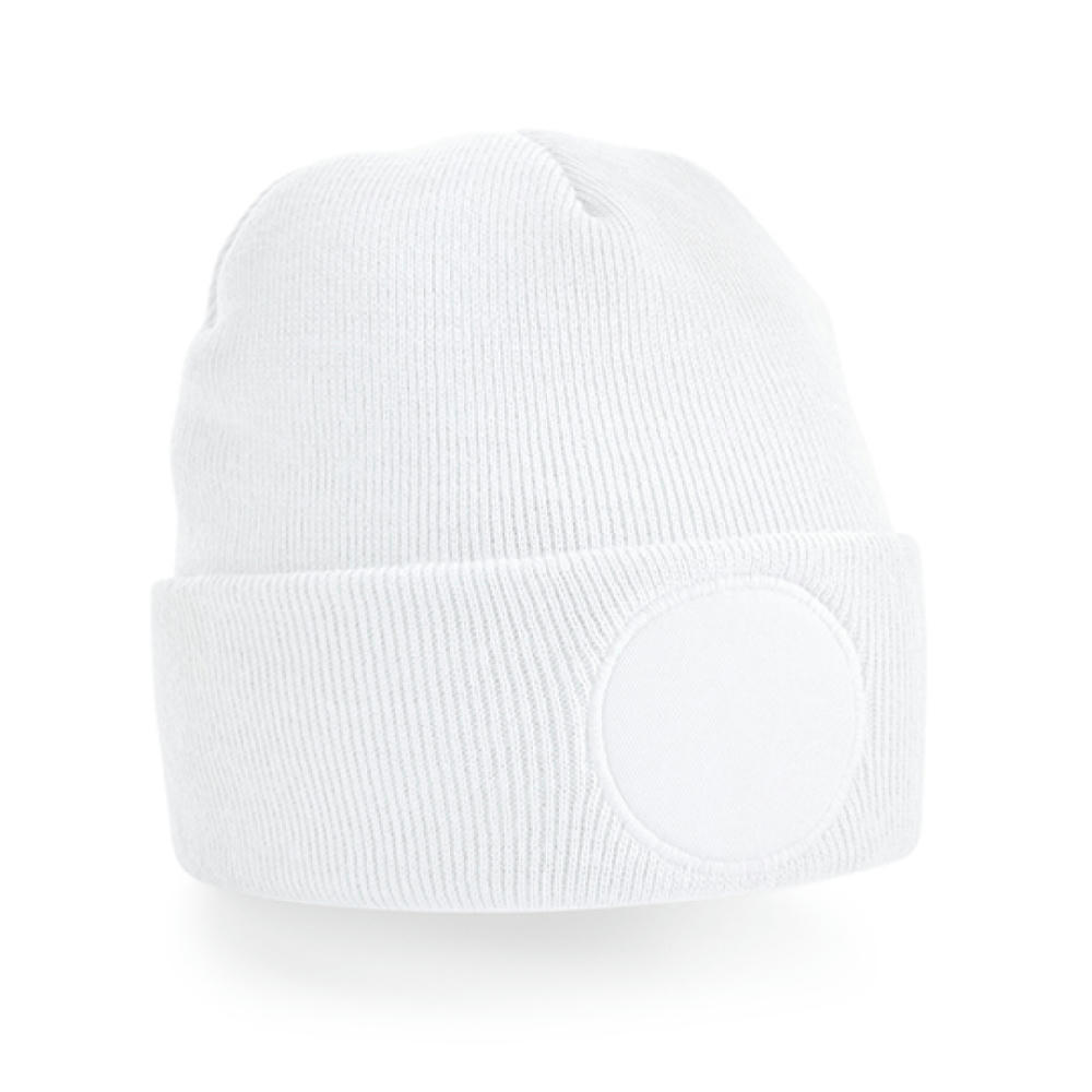 Circular Patch Beanie