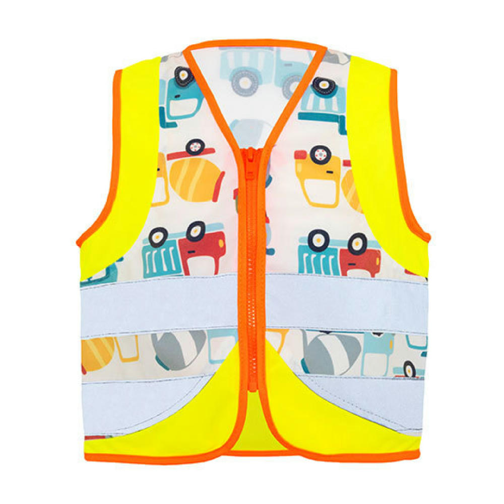 Children´s Safety Vest Action Vehicle Fun CO² Neutral