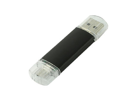 USB-Stick F47 Micro USB 2.0 Flash Disk   4 GB Schwarz