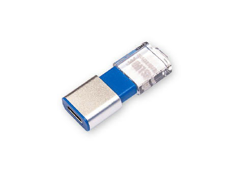 USB-Stick OTG F91 Alu USB 2.0 Flash Disk   8 GB Schwarz
