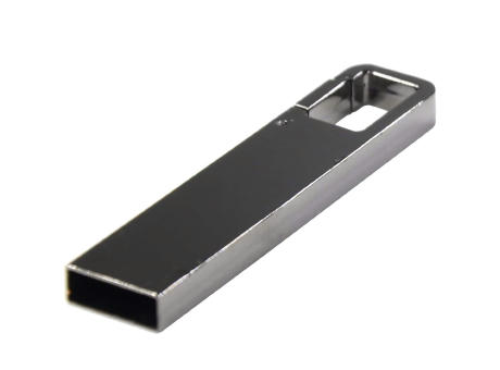 USB-Stick Mini 064 USB 2.0 COB   1 GB Gun-Metallic (glänzend)