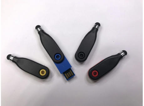 USB-Stick Mini 071 USB 2.0 COB   1 GB Schwarz/Blau