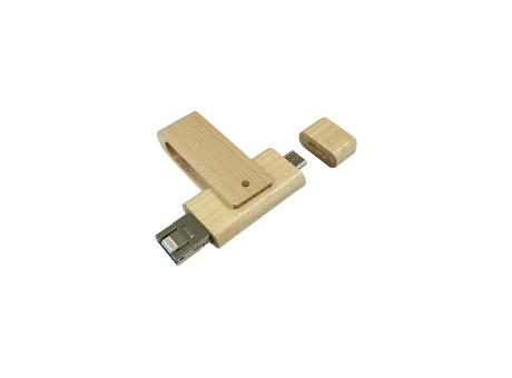 USB-Stick OTG H24 4 in 1 USB 3.0 Flash Disk   8 GB Ahorn