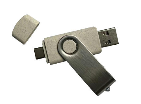 USB-Stick C05 Weizenstroh Typ C USB 3.0 Flash Disk  16 GB Weizenstroh