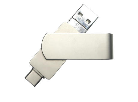 USB-Stick 4in1 OTG 01 USB 3.0 Flash Disk   8 GB Silber