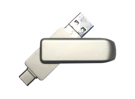 USB-Stick 4in1 OTG 02 USB 3.0 Flash Disk   8 GB Silber