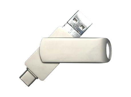 USB-Stick 4in1 OTG 04 USB 3.0 Flash Disk   8 GB Silber